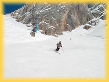 Daniel skiing in Cortina
