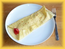 Crepes ready to eat