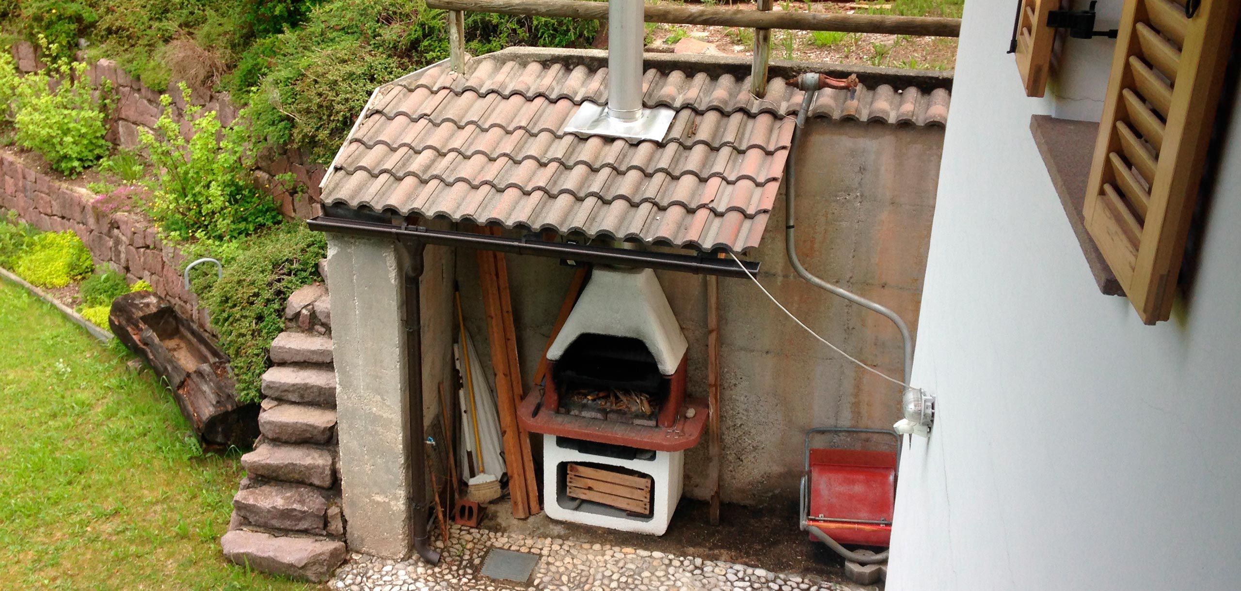 Villa Valtoi der Kamin